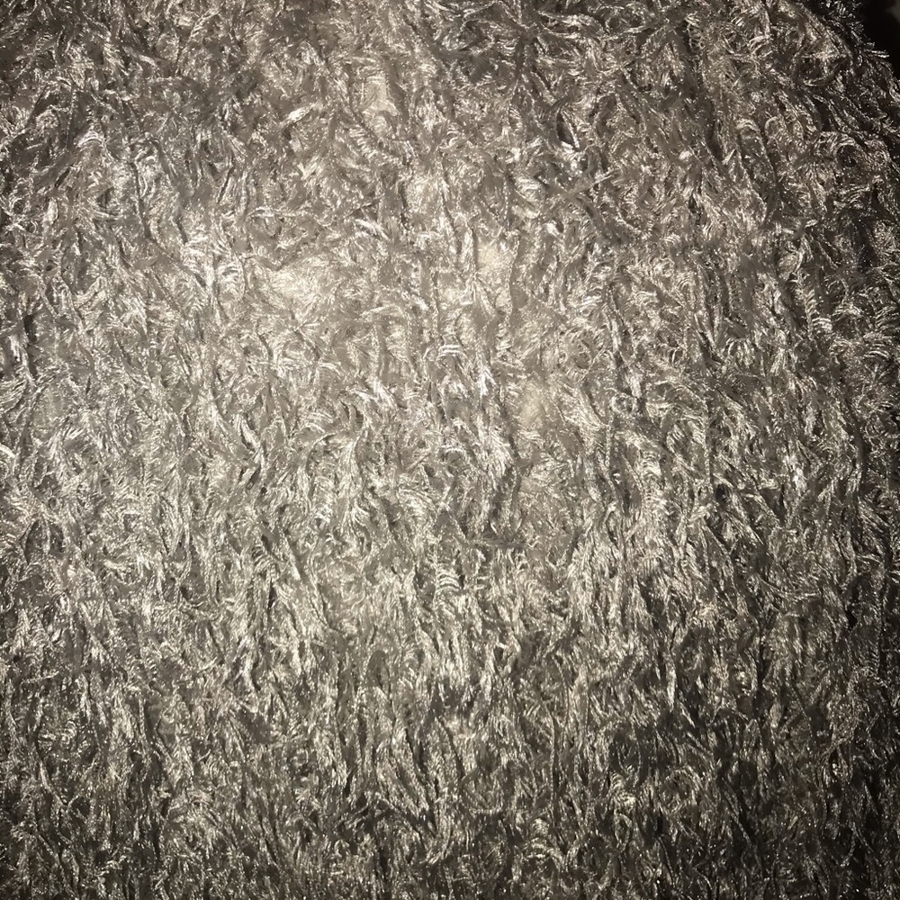 Zara Basic Collection Silver Shaggy Jacket - image 5